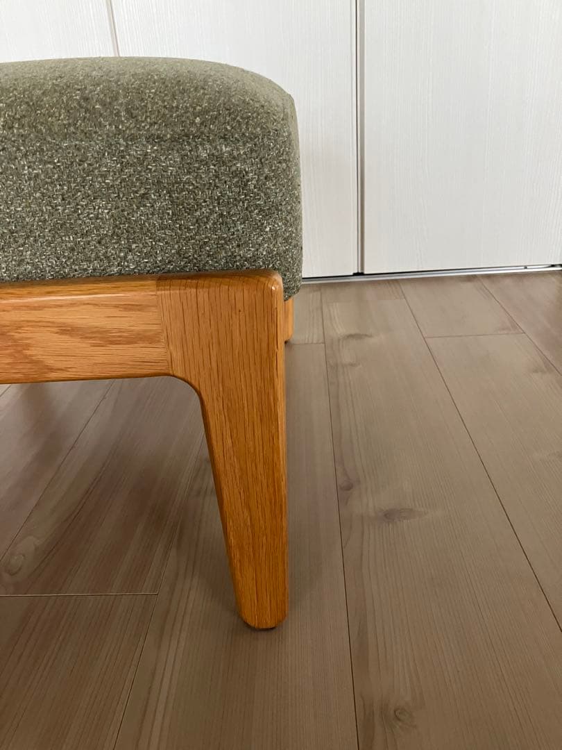 unico VISKA グリーンオットマン