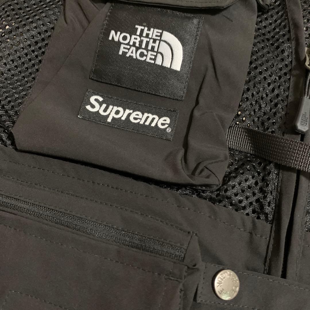 レア Supreme × THE NORTH FACE カーゴメッシュベスト S
