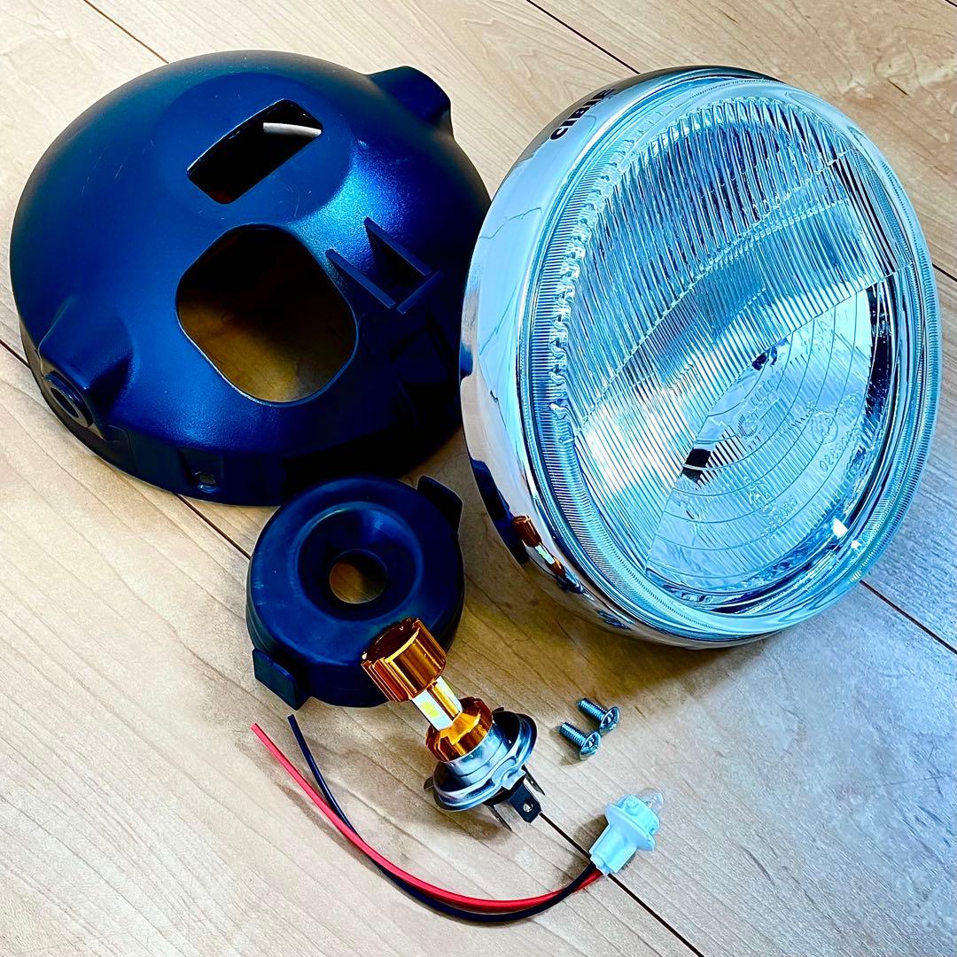 キティ！当時物 シビエ 凹み ヘッドライト CIBIE 極美品 マーシャル