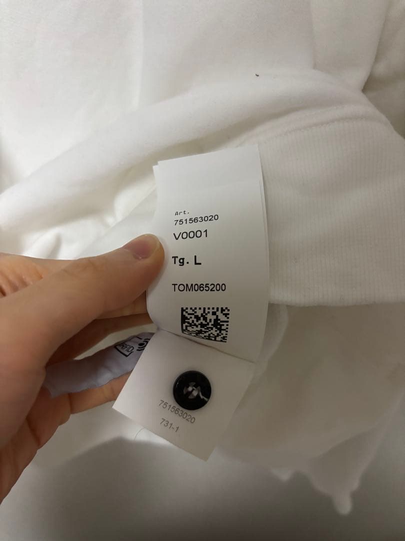 STONE  ホワイト スウェットシャツ