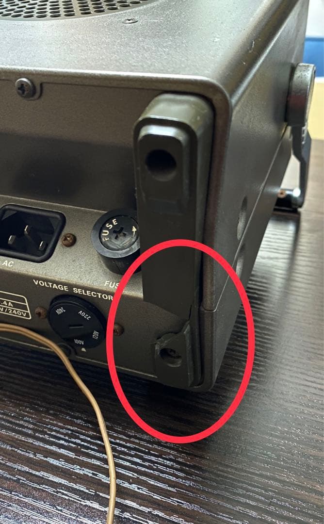 TRIO /トリオ R-1000 通信型受信機&スピーカー 通電確認済み