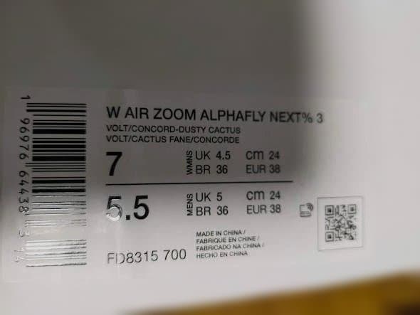 NIKE ALPHAFLY 3 ナイキ アルファフライ 3　24ｃｍ