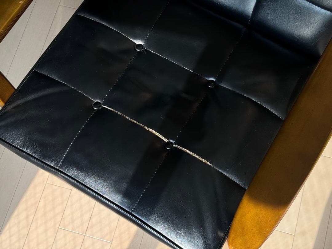 カリモク60＿Kチェア 1シーター＿ブラック