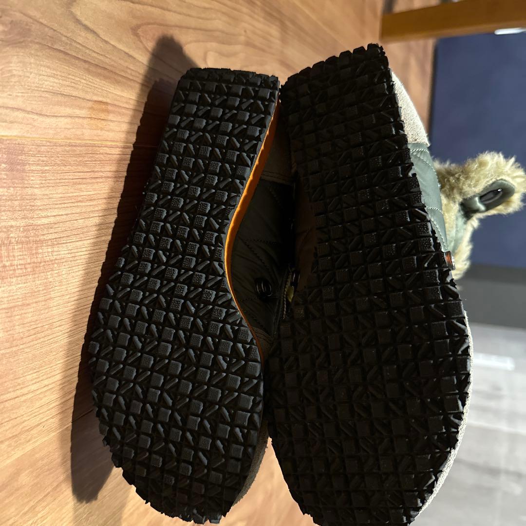 キャピタル KAPITAL MA-1 スニーカー グリーン エアフォース ボア