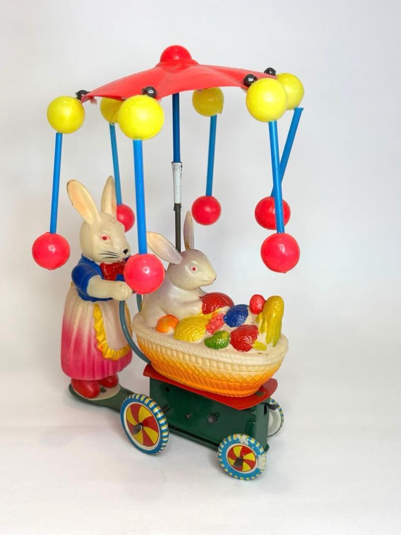 うさぎ　セルロイド　デッドストック　昭和レトロ