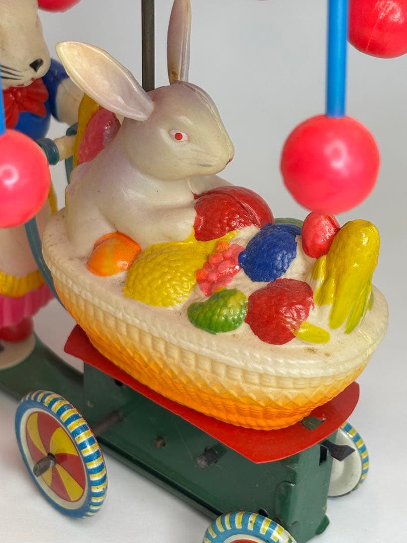 うさぎ　セルロイド　デッドストック　昭和レトロ