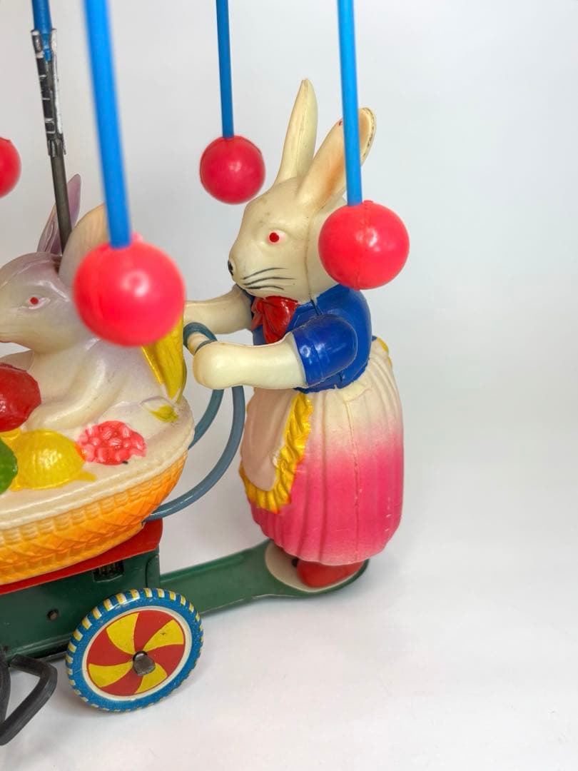 うさぎ　セルロイド　デッドストック　昭和レトロ