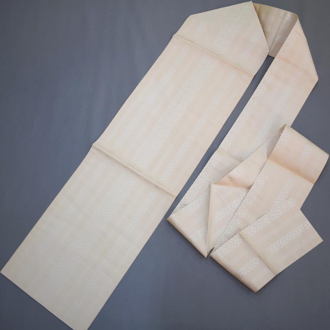 カナガワカワサキ　M01-10 正絹 本場筑前博多織名古屋帯と西陣名古屋帯