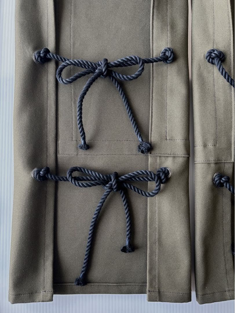 削蹄用前掛け　カーキグリーン　枯れ草色