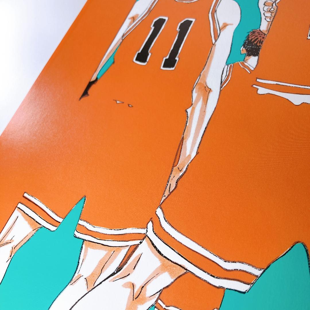 【極美品】スラムダンク ジャンプ展 湘北ver. B2ポスター |2536|☆