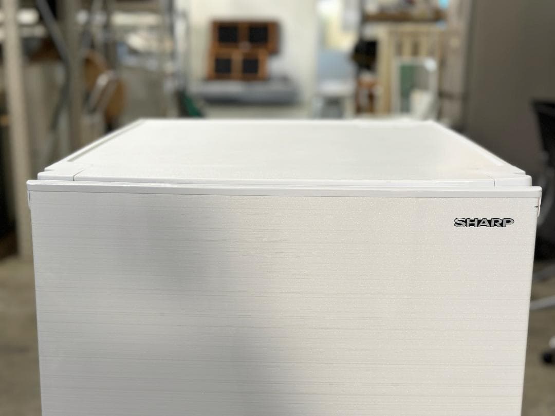 シャープ 2ドア冷蔵庫 152L SJ-D15G-W どっちもドア 2021年製
