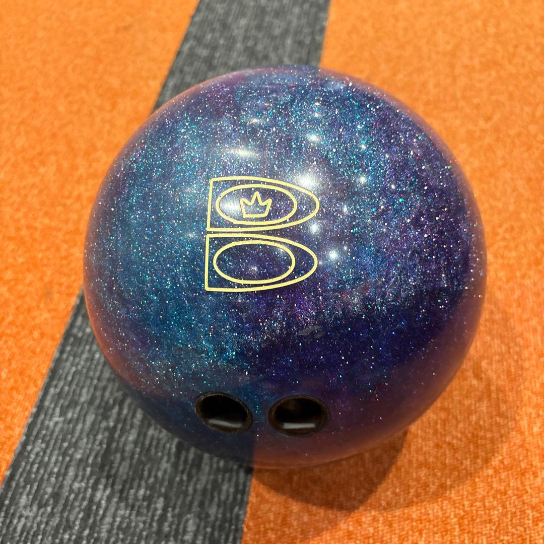 Tzone ボウリングボール ネイビーと紫のグラデーション