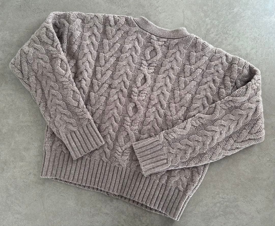 LAUREN RALPH LAUREN カシミアブレンドカーディガン