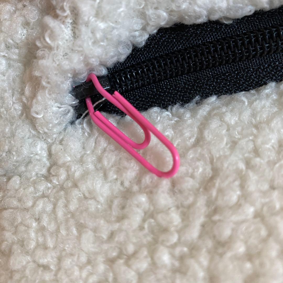 LOUNGE PUG アルバートソファ ３人掛け ホワイト　ボア