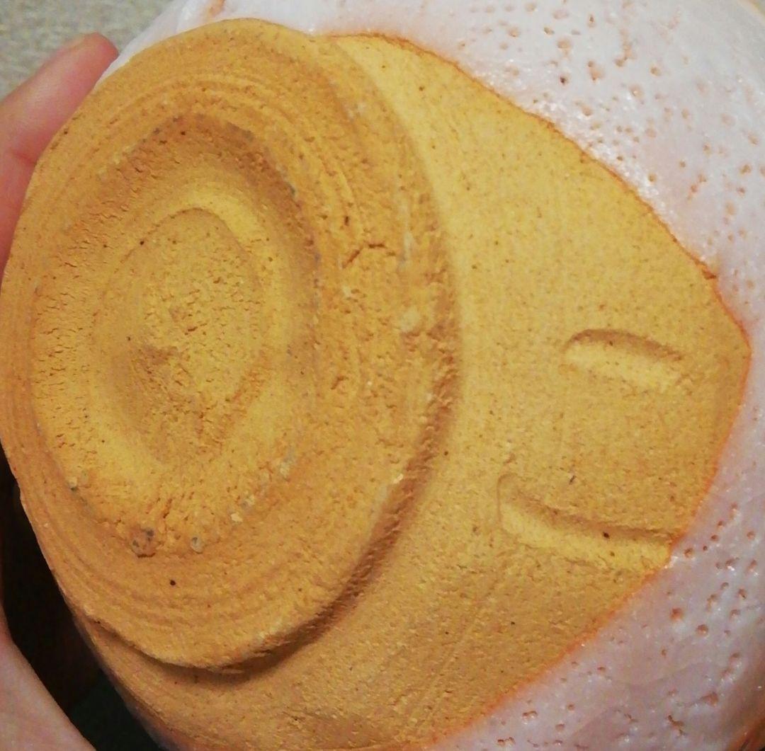 加藤孝造作　志野焼　茶碗　仕服付　茶道具