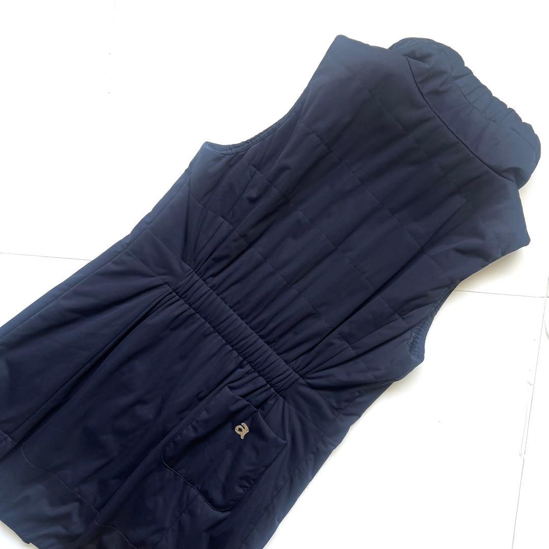 ARCHIVIO アルチビオ ダウンワンピース　ロング　中綿入り　ゴルフ　フリル