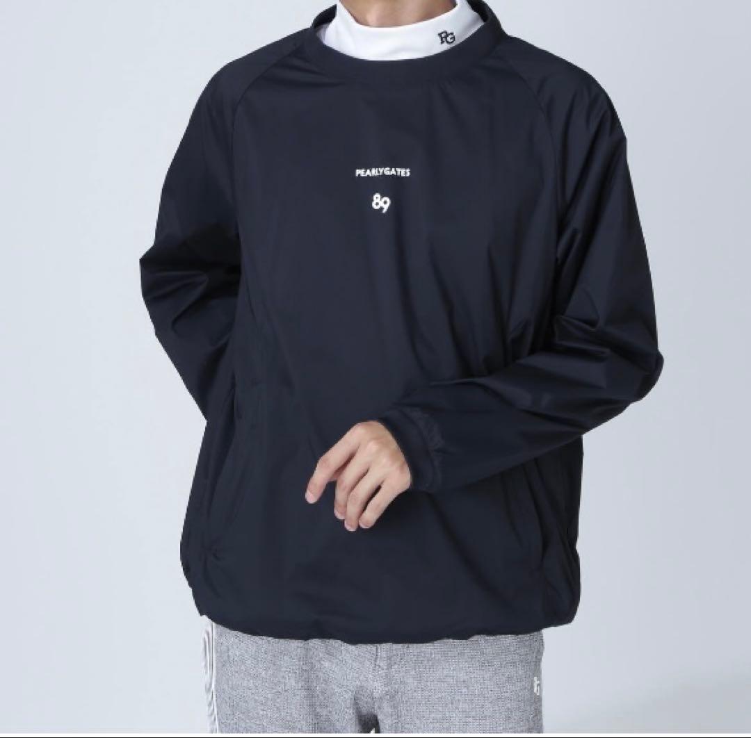 新品 パーリーゲイツ FLEX-IEDストレッチスニードジャック(5)L/紺