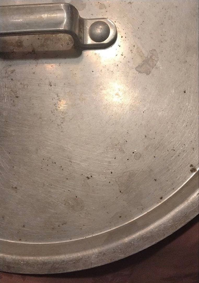 アルミ打ち出し寸胴鍋 蓋付き 36cm