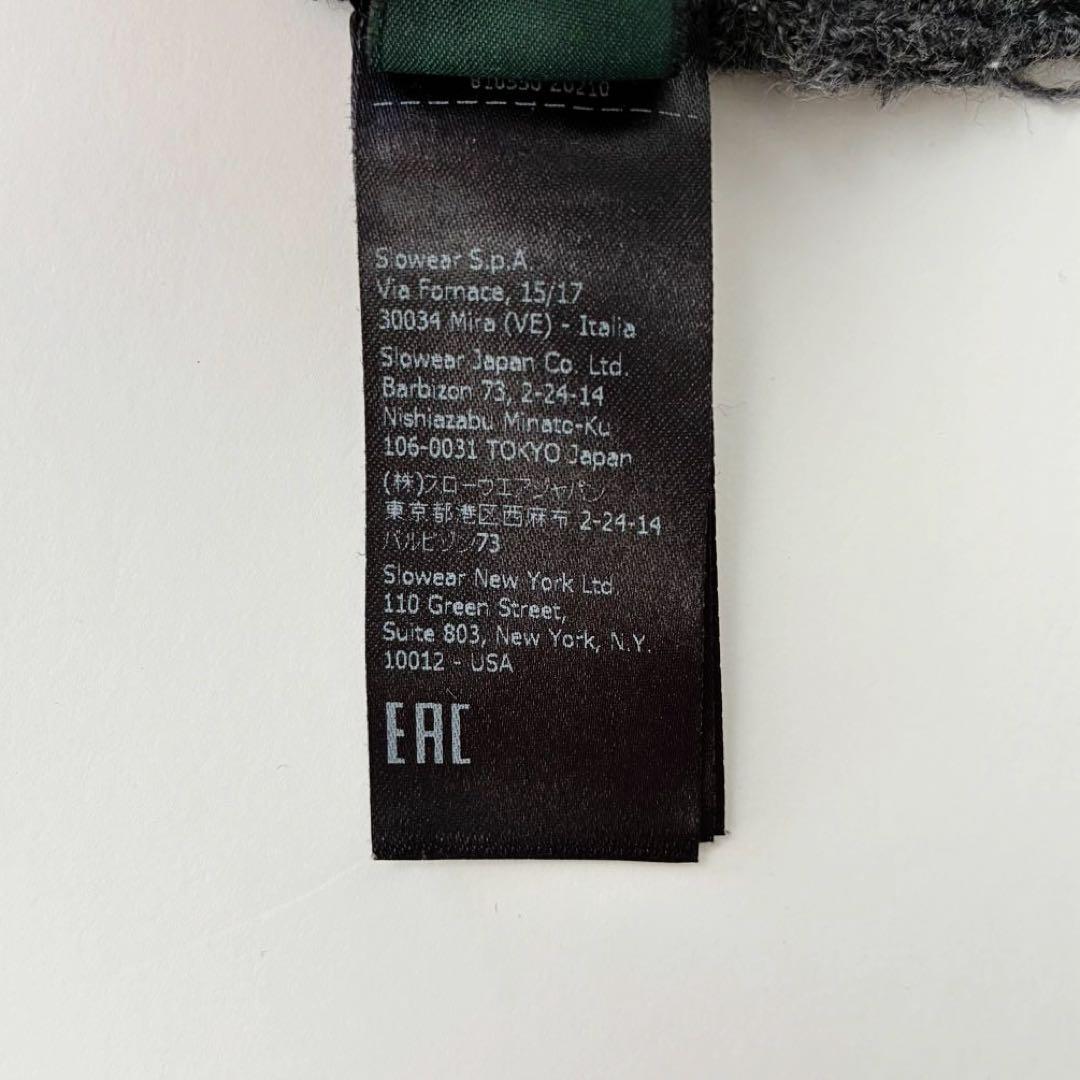 イタリア製 ZANONE 12G ハイゲージ タートルネック セーター 48