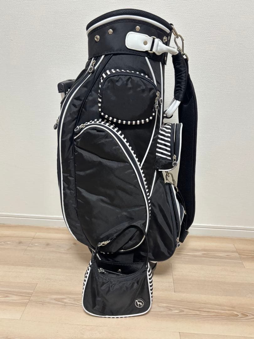 【◎美品•希少】adabaT アダバット　キャディバッグ キャスター付き