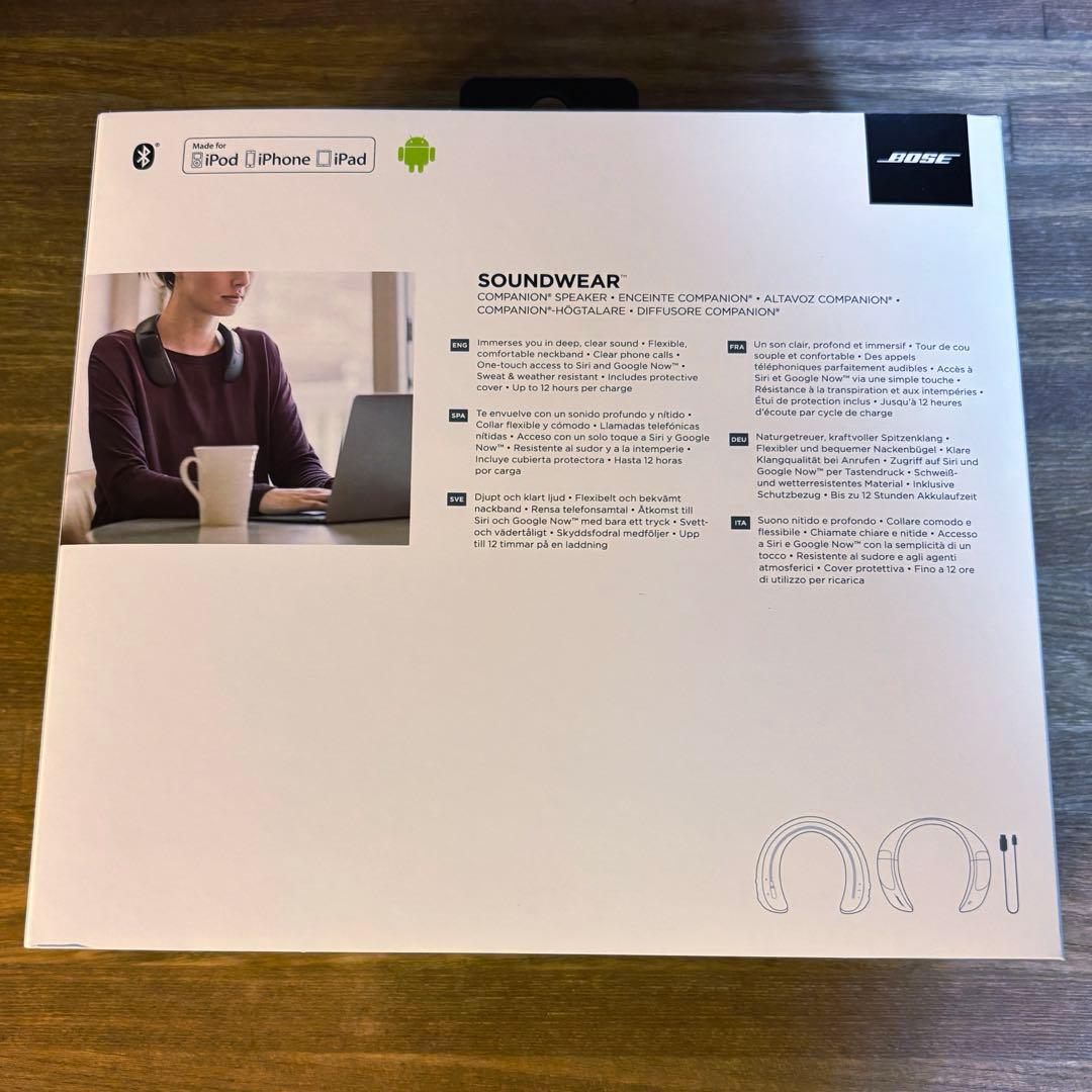 Bose SOUNDWEAR ネックスピーカー ブラック