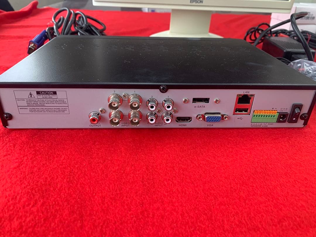 NSS 防犯カメラNSD3004AHD +ワイドモニタ+100万カメラ4台セット