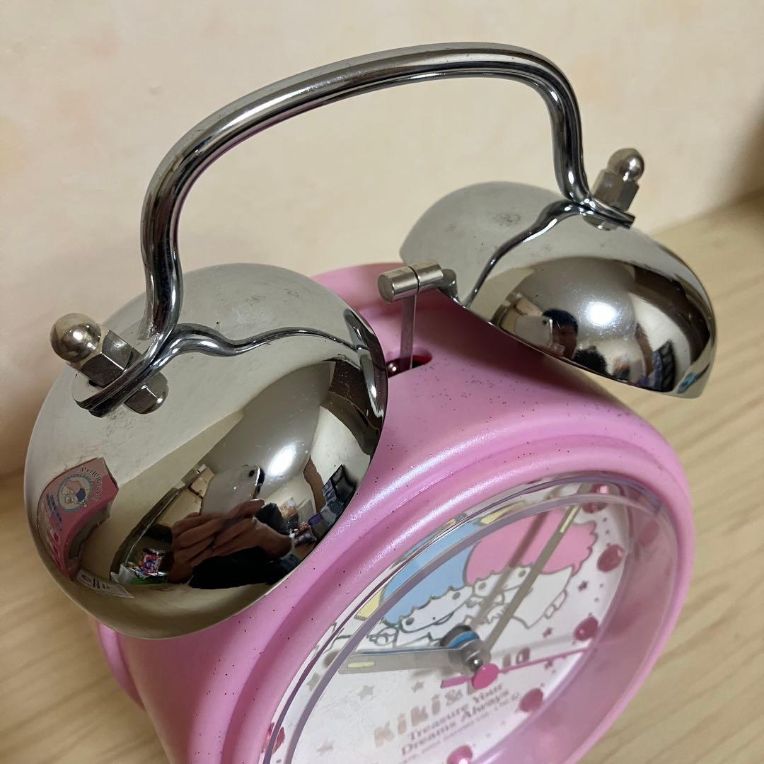 【激レア・お宝】サンリオ リトルツインスターズ ツインベルクロック 目覚まし時計