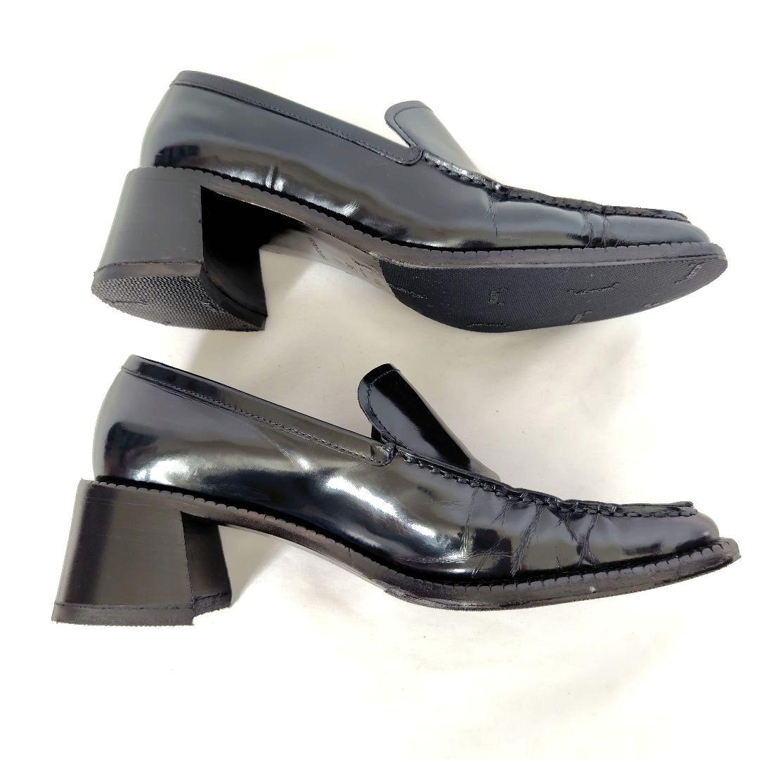 ✨️腕利き職人のリペア済✨️良品❤【プラダ 】履き心地◎エナメル ローファー 紺