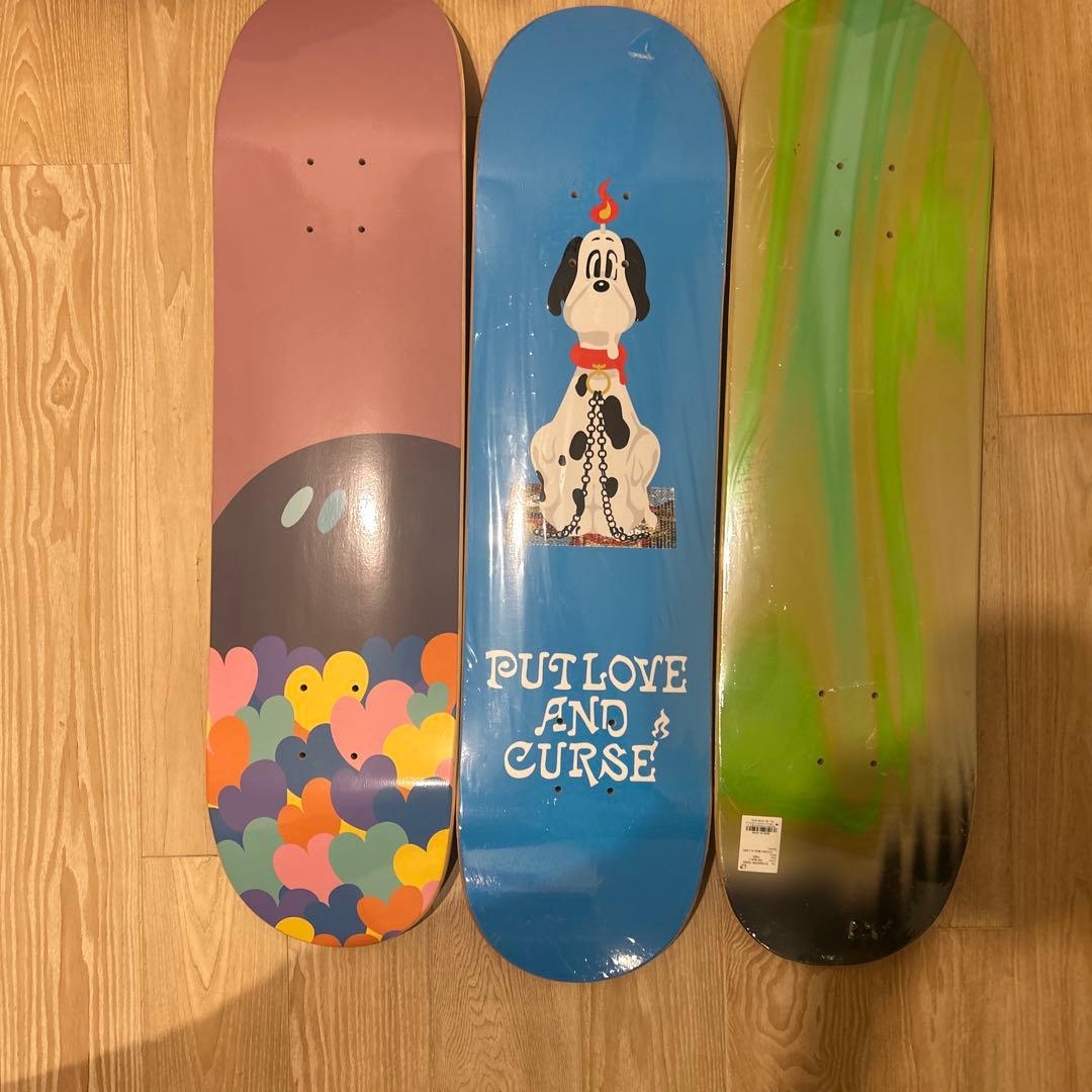 スケートボードデッキ3枚セット