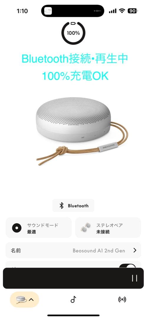 美品❤︎価格交渉可能❤︎Bang & Olufsen A1 2nd Gen