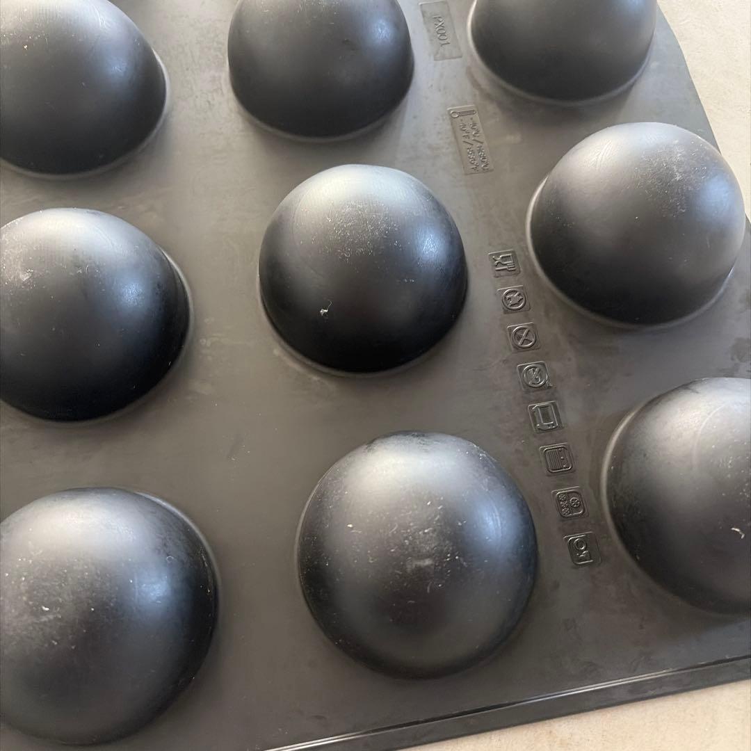 シリコン製半球型モールド1枚