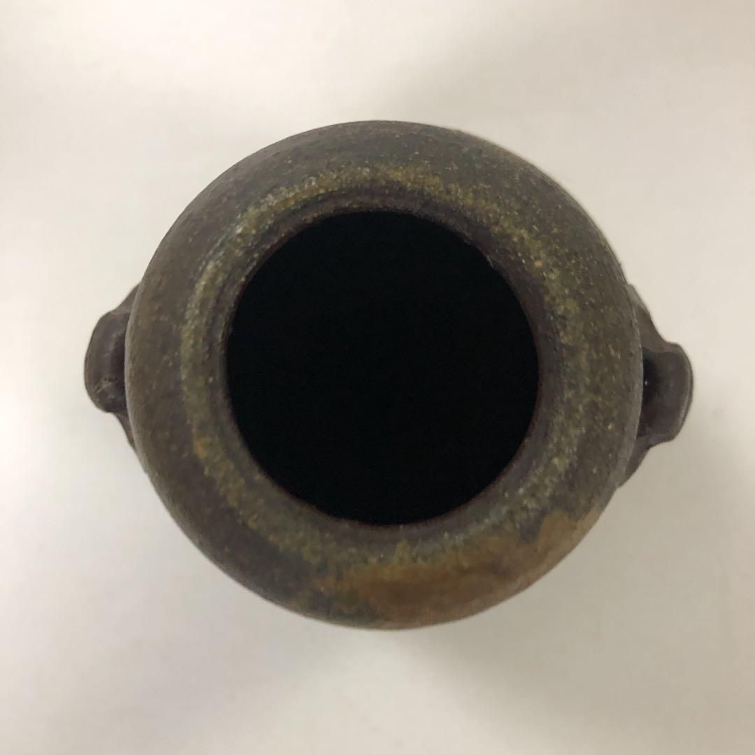 【備前焼　窯上がり（清麻呂窯）　花活け】