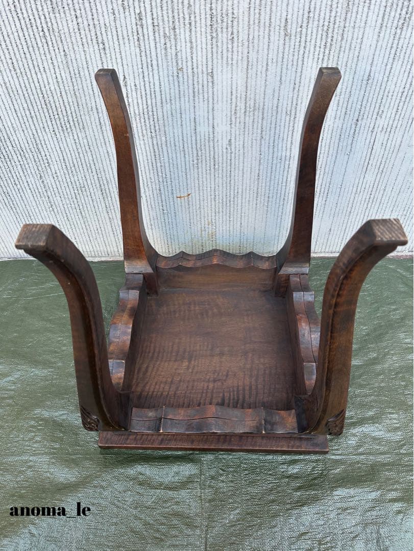 【サイドテーブル】2　木製　神戸洋家具　COLONY　HOUSE　飾り台　花台