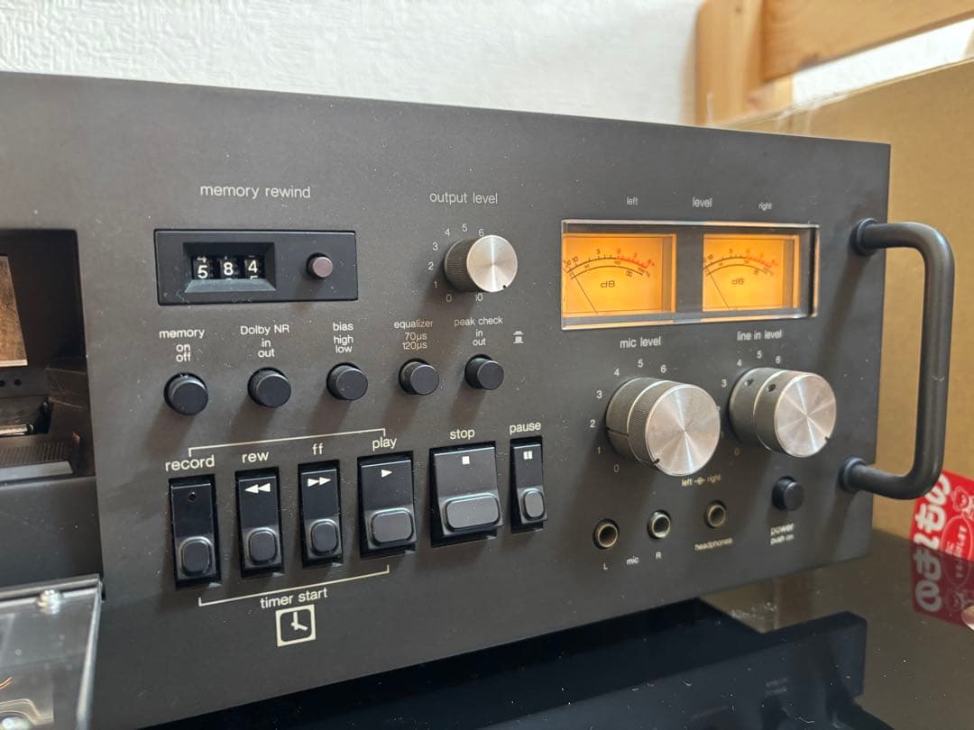 ジャンク　カセットデッキ Technics RS-678U