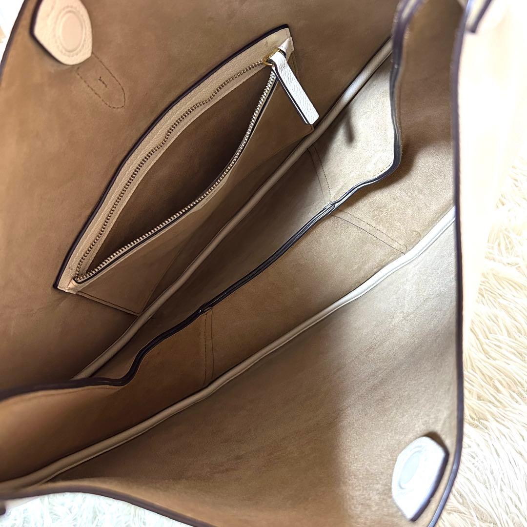 未使用級✨ポロラルフローレン Polo IDレザーラージショルダーバッグ