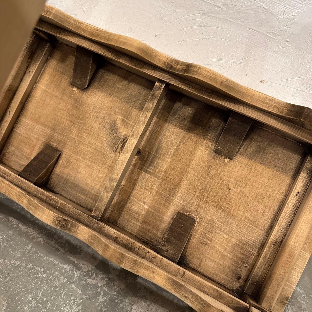 年末年始saleヴィンテージ　木製サイドテーブル　剥離