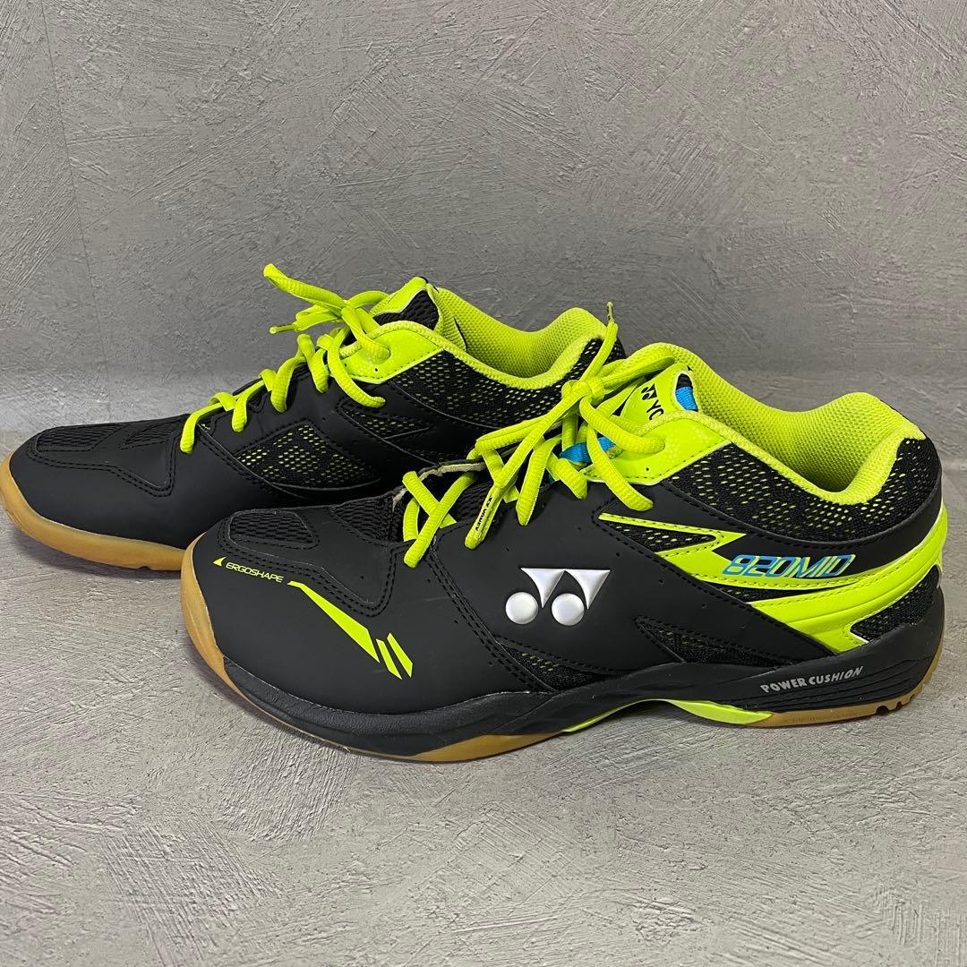 YONEX 820MID バドミントンシューズ 27.5cm シャトル ケース