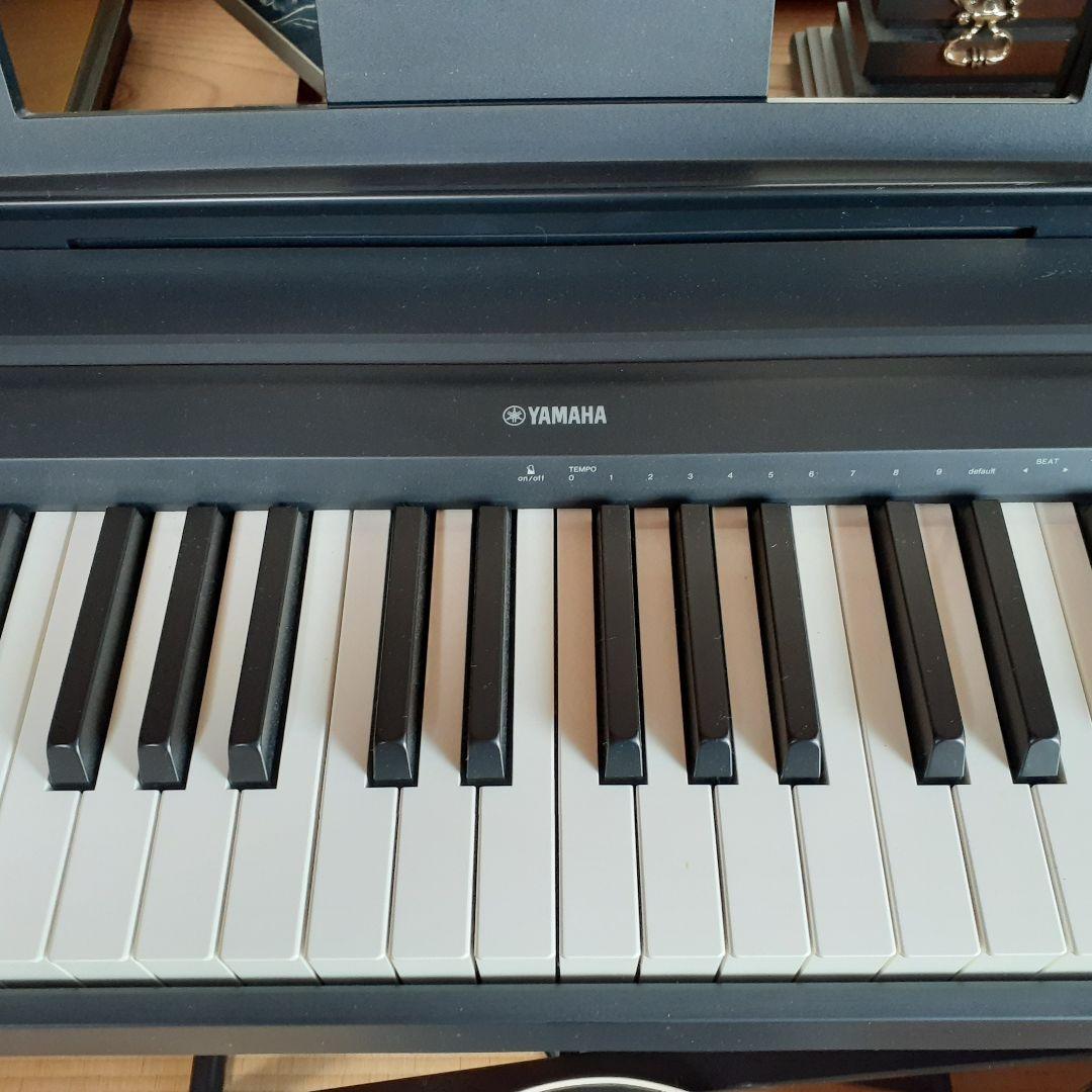 【もこ】YAMAHA デジタルピアノ P-45 スタンド付き