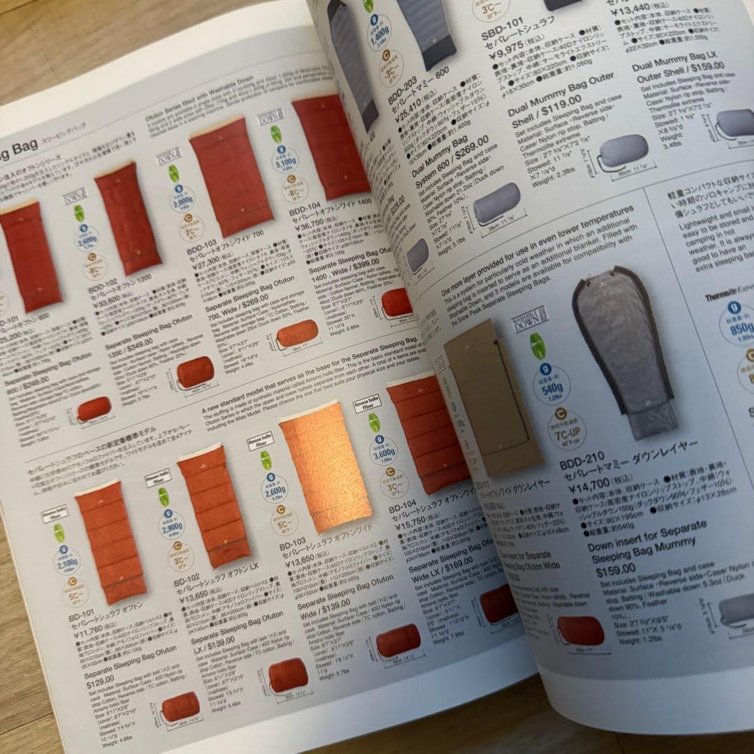 希少品 スノーピーク カタログ 2008年 50周年 peak 非売品