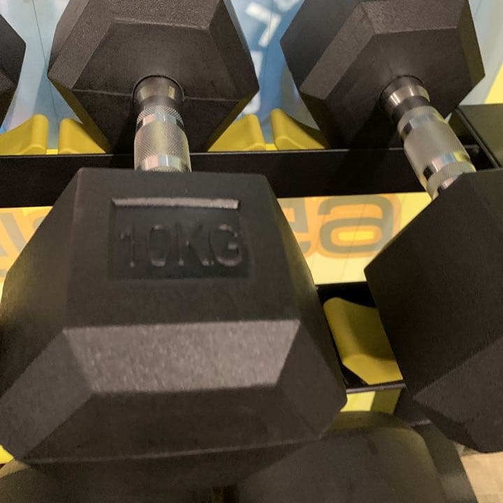 ラバーヘックス  ダンベル　　42.5kg 47.5kg 各2個