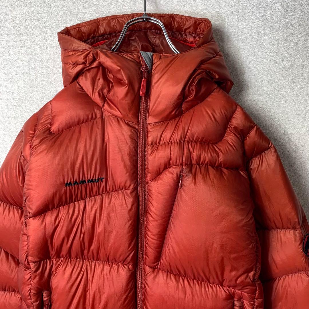 n*s様 マムート アトラスフーデッドダウンジャケット ダウンパーカ レッド系