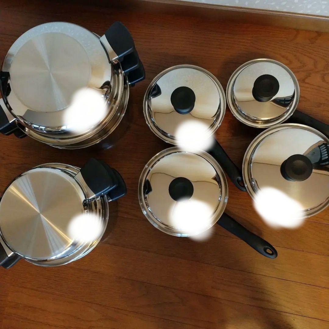 お値下げ　未使用　Amwayステンレス鍋・ソースパンセット
