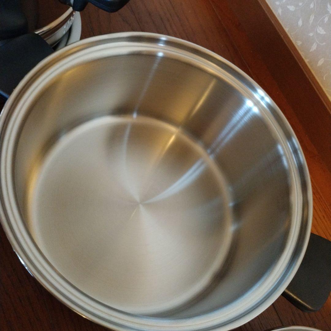 お値下げ　未使用　Amwayステンレス鍋・ソースパンセット