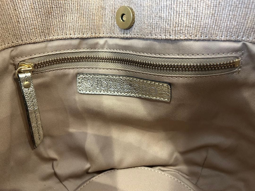 美品　ヴィオラドーロ　かごバッグ