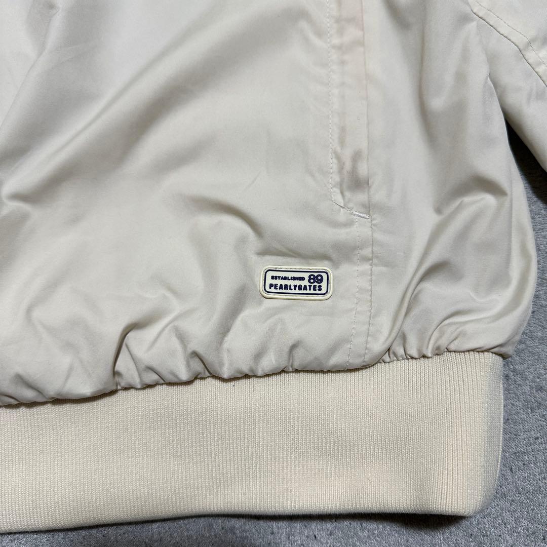 2(M)✨ パーリーゲイツ　スニード　ナイロンジャケット　ホワイト　ゴルフウェア