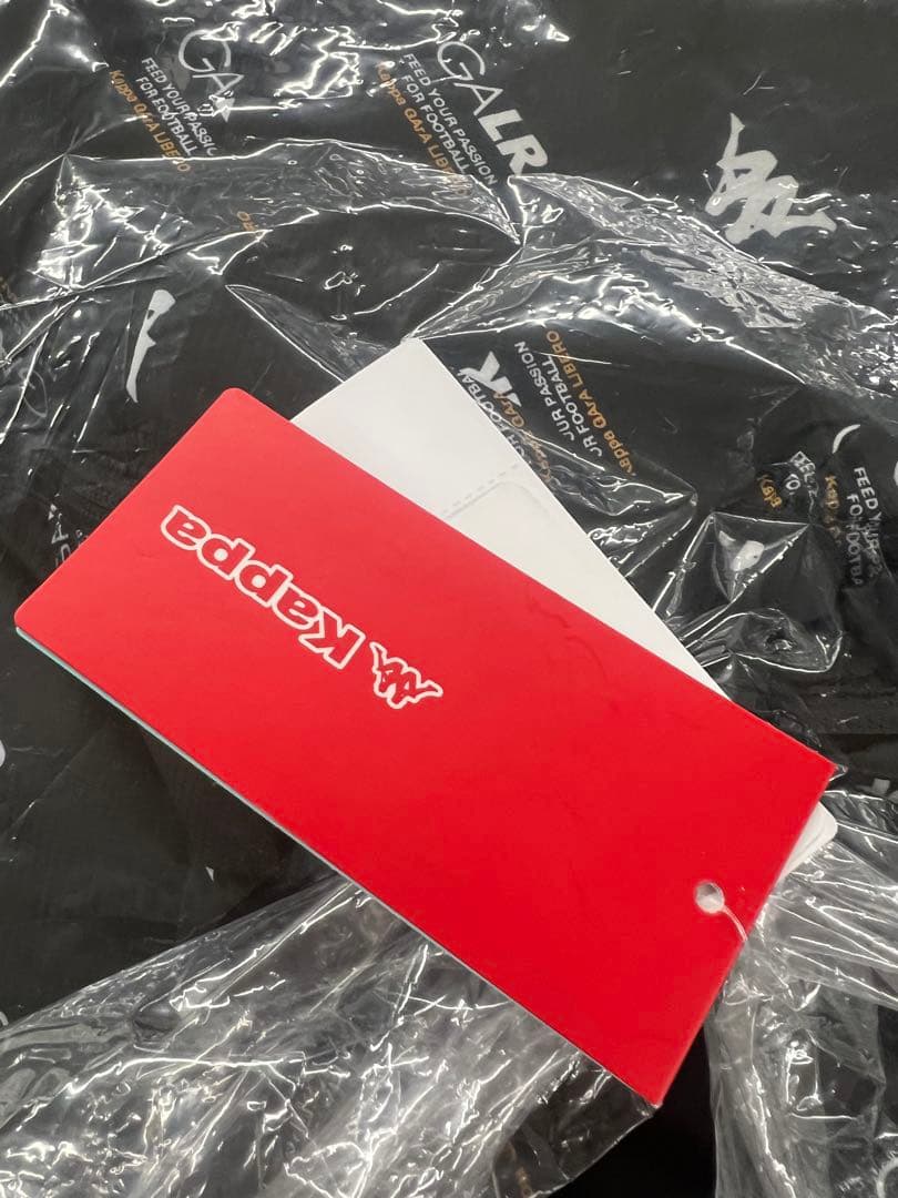 カッパ メンズ ウインドジャケット パンツ 上下セット ブラック O(XL)