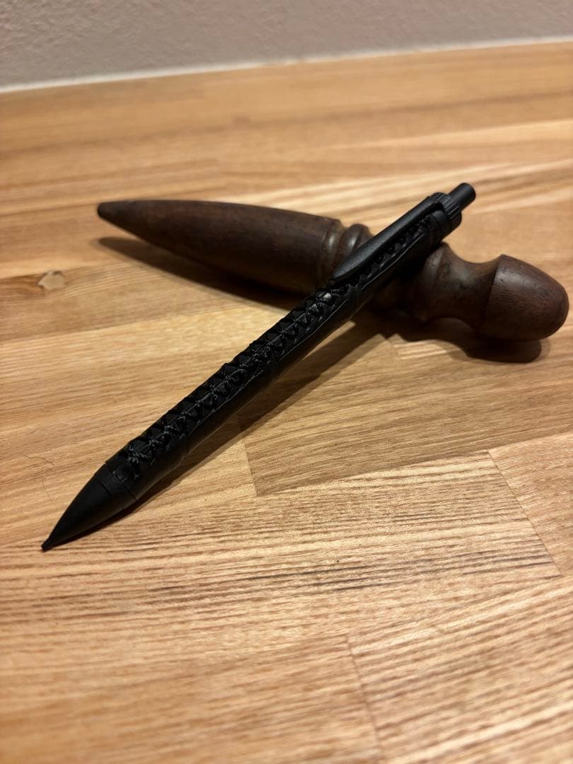 革軸ペン スモールクロコダイル ポロサス 加藤金属