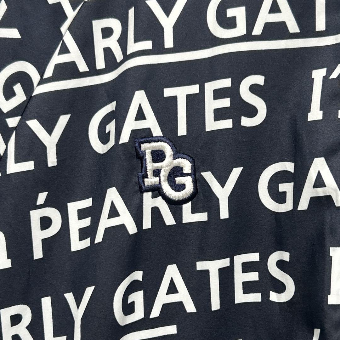 PEARLY GATES パーリーゲイツ ロゴ総柄 ゴルフジャケット ブルゾン