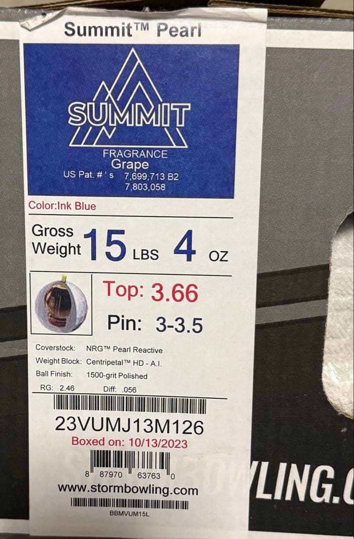 サミットパール 15ポンド4オンス　新品未使用品