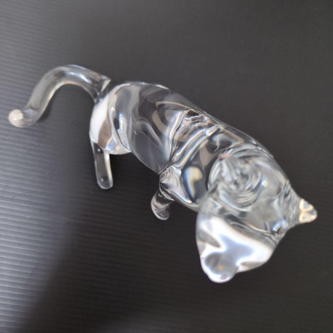 （希少）Baccarat バカラ（大型） チーター ヒョウ フィギュリン